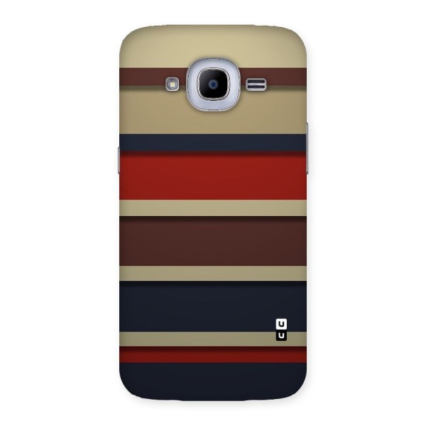 Elegant Stripes Pattern Back Case for Samsung Galaxy J2 2016